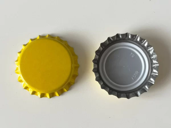 Pivné zátky 26mm - Žlté +